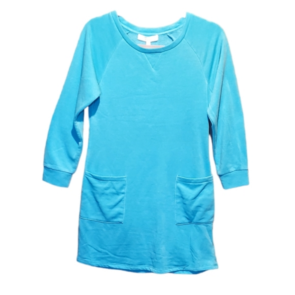 Adyson Parker Soft Blue Pullon Lounge Casual‎ Home Pool Dress XS NWT